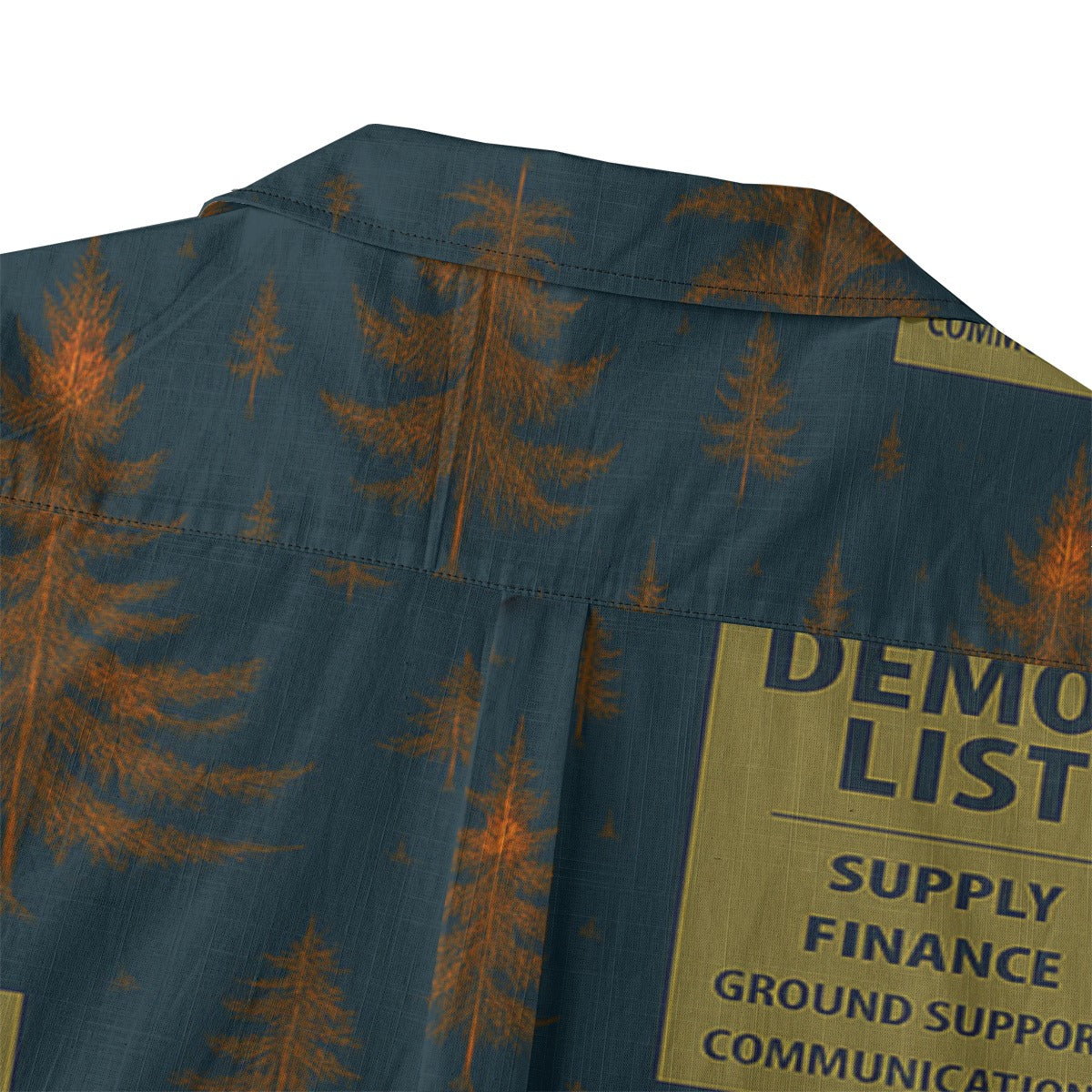 Demob List - All-Over Print Men's Casual Hawaiian Short Sleeve Shirt