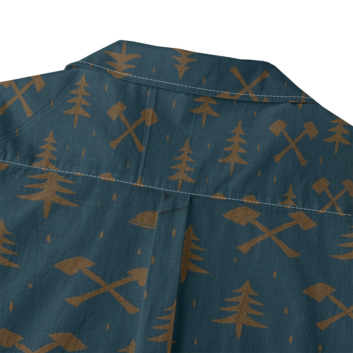 Pine & Steel - All-Over Print Men's Casual Hawaiian Short Sleeve Shirt